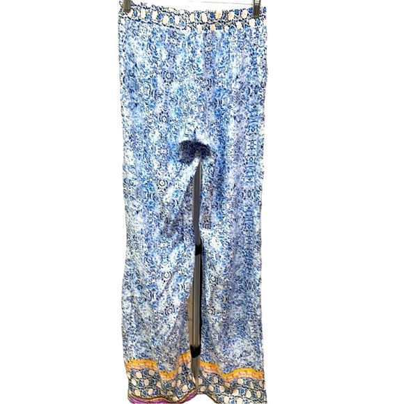 SR Design Boho Paisley Floral Rayon Pants - Picture 4 of 6